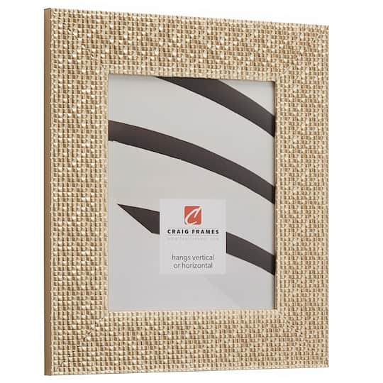 Craig Frames Glimmer Champagne Gold Picture Frame